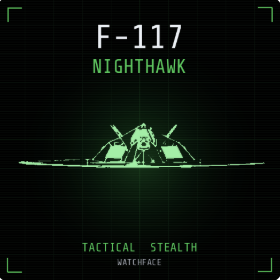 F-117 Nighthawk watch face