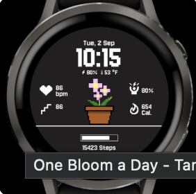 One Bloom a Day watch face